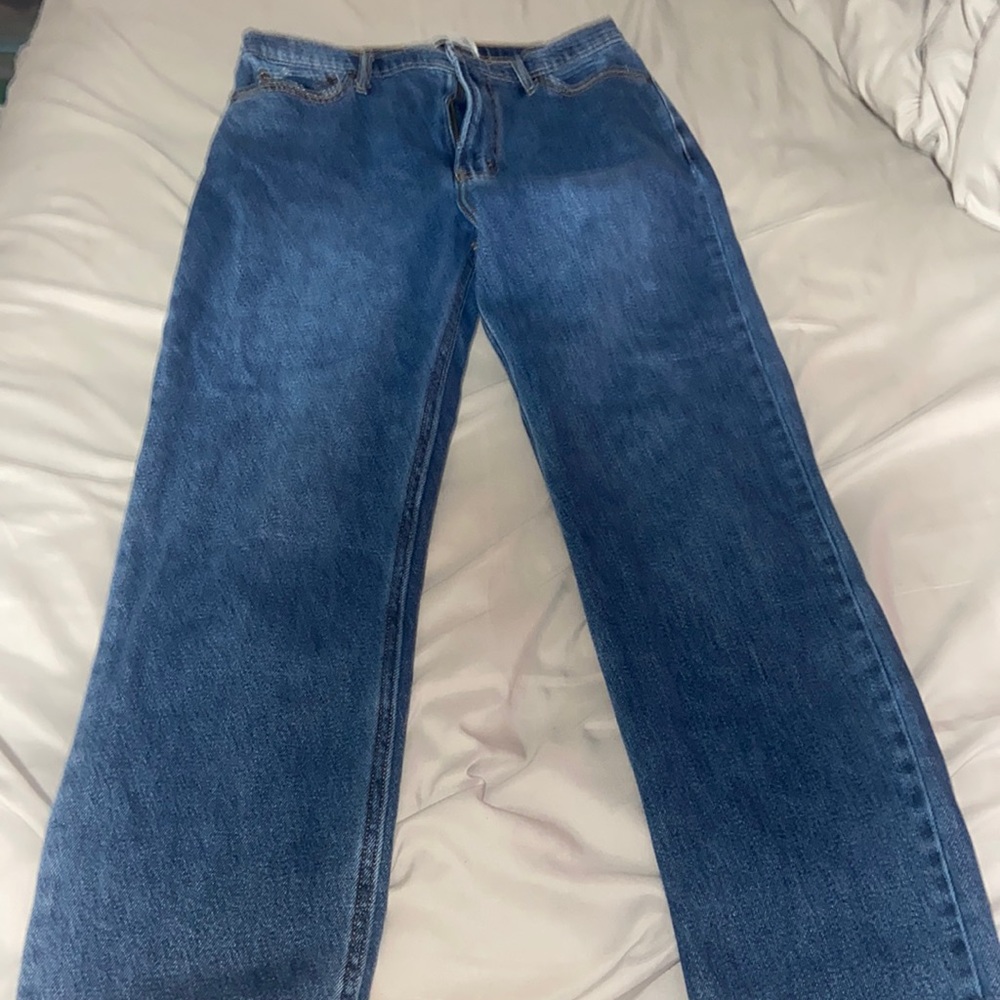 Abercrombie & Fitch Ankle straight ultra night rise size 28/6 r
